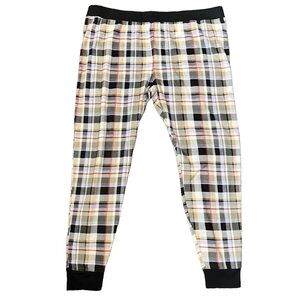 Vera Bradley Women's Perfectly Plaid Pajama Lounge Jogger Pants, Size XL